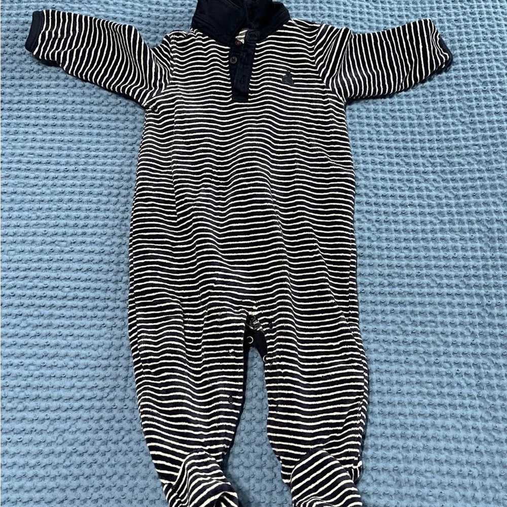 Baby Gap velvet onsie